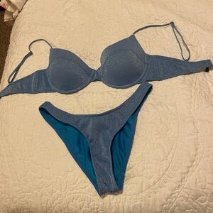 Triangl Swimwear Sparkling Blue Bikini